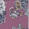 Mauve/Navy Stylized Floral Double Brushed Jersey Knit Fabric By the Yard
